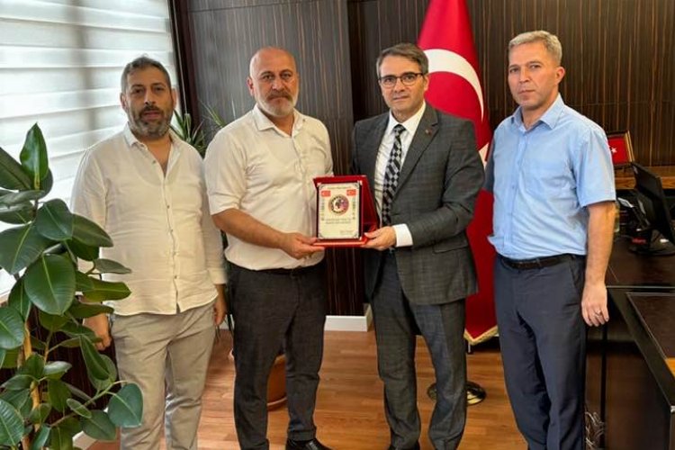 Dünya Türk Birliğinden Kaymakam Esen'e ziyaret