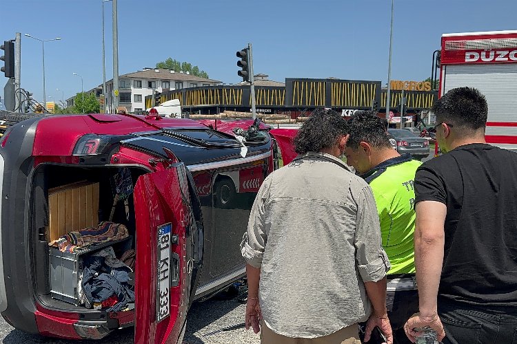 Düzce'de trafik kazası: 5 yaralı
