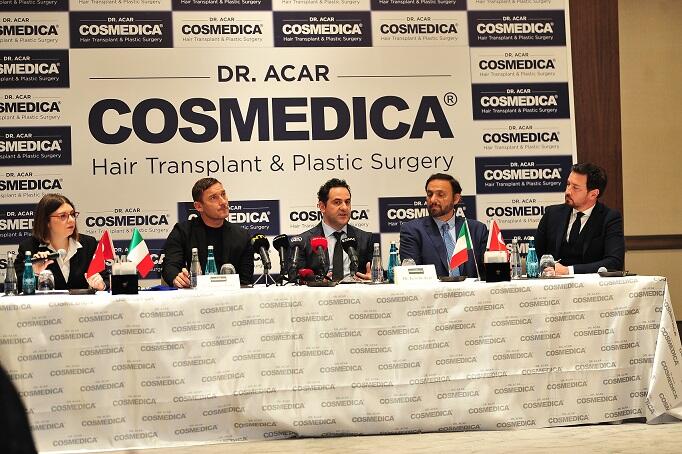 Futbolcu Francesco Totti, Cosmedica’nın kurucusu Dr. Levent Acar ile ortaklıklarını duyurdu