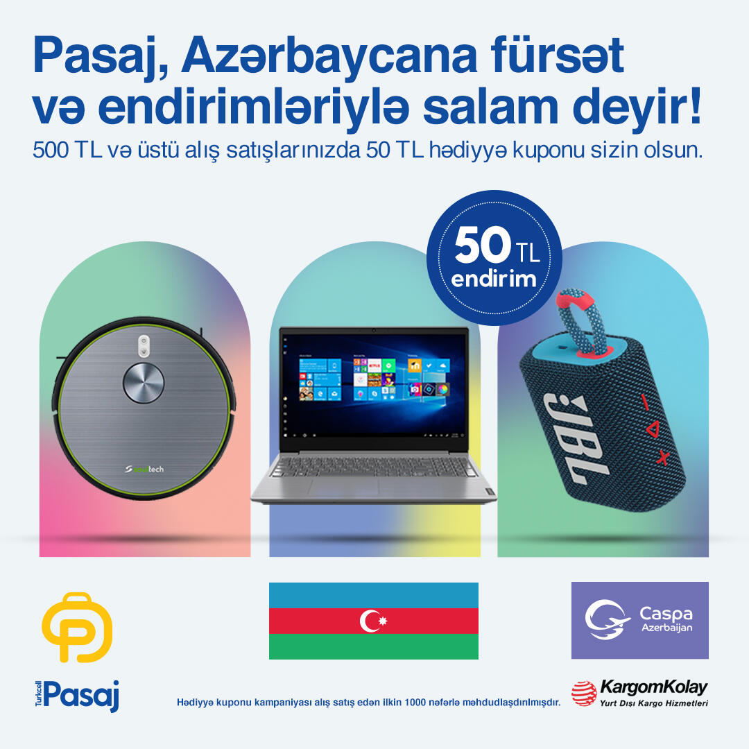 Turkcell Pasaj, Azerbaycanda hizmet verecek